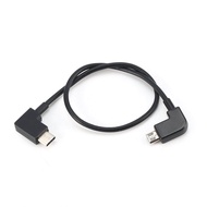 สายเคเบิลข้อมูล Micro USB to Type-C สำหรับสมาร์ทโฟน DJI Spark Mavic CONTROLLER