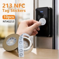 10Pcs 213 NFC Tag Stickers 213 NFC Wireless Smart Label Stickers For Phone Smart Link Control