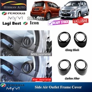 HermanAuto Perodua Myvi Icon 2015-2017 Side Air Outlet Frame Cover Garnish Accessories
