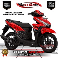 Decal Stiker VARIO 125/150 2015-2018 Motif The Next Warna Merah