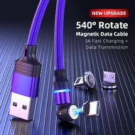 3A ชาร์จเร็ว USB Type C สายชาร์จแม่เหล็ก ipone สายข้อมูลสำหรับ iPhone 13 14 PRO MAX Xiaomi Samsung S20