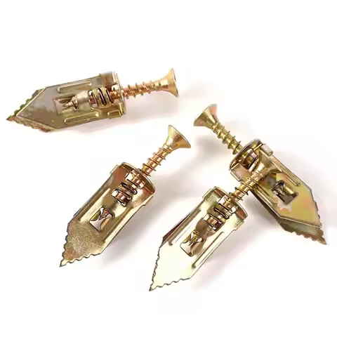 20 Pieces Drywall Self Drilling Anchor Self Drilling Wall Anchor Expansion Kit for Gypsum Board Insu