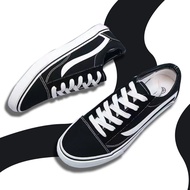 Vans Old Skool Women Men Shoes Canvas Black White Checkerboard Sneakers Kasut Perempuan Wanita