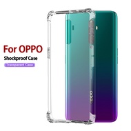 Casing For OPPO A1K A7 A5s AX7 F9 F7 F5 A79 F3 F1 R9s Plus A12 s A12S A12E R9 A1 A83 F5 Lite A71 F1S A59 A59s A3s AX5 A5 K5 A9 A5 2020 F11 Pro Reno 6.4 10X ZOOM 5G 6.6 reno2 2 F Z 2f 2z Shockproof Soft Phone Case Transparent Protection Back Cover Casing