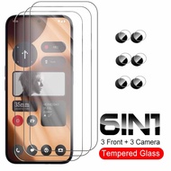 6in1 Camera Film Tempered Glass For Nothing Phone (2a) Plus Clear Protective Glass Screen Protector 