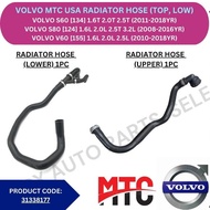 VOLVO MTC USA RADIATOR HOSE (TOP, LOW) FOR VOLVO S60 '11-18YR / VOLVO S80 '08-16YR / VOLVO V60 '10-1