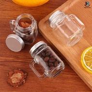 [GA] 1Pc 40ml Mini Jam Honey Jar Portable Leakproof Coffee Milk Juice Bottle With Lid Home Party Bar