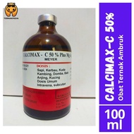 Calcimax-C 50% 100 ml - Obat Sapi Ambruk - Obat Ternak Ambruk