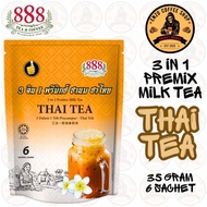 888 Tea & Coffee - 3in1 Thai Tea - Instant Milk Tea Drink