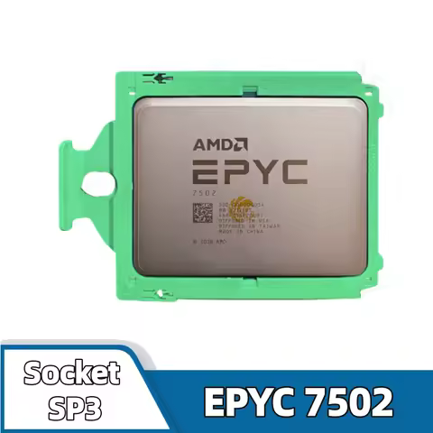AMD EPYC 7502 CPU 7nm 32-Cores 64-Threads 2.5GHz 128MB 180W Socket SP3 for H11SSL-i Mainboard Server