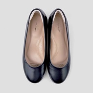 ST.JAMES รองเท้าหนังแท้/รองเท้าคัทชู ส้น 4 CM. รุ่น BEIJING สี BLACK l รองเท้าคัทชูผู้หญิง