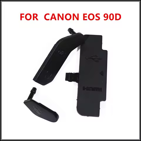 Copy NEW For Canon EOS 90D USB Port Rubber Cover HDMI MIC Interface Terminal Cap Lid Door 90d