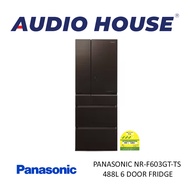 [Bulky] PANASONIC NR-F603GT-TS 488L 6 DOOR FRIDGE MADE IN JAPAN ***1 YEAR WARRANTY***