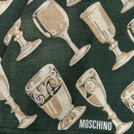 Moschino 復古手帕玻璃上的笑臉 17 x 17 英寸