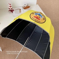 GDUCK Little Yellow Duck Umbrella Creative Super Cute Sunny Umbrella Novel Helmet Hat Umbrella Ultra