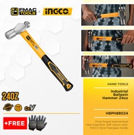 INGCO Industrial Ball-Peen Hammer 24oz HBPH88024 + FREEBIES FMAC TOOLS