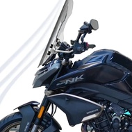 For CFMOTO 800NK/450/675 Motorcycle Windshield Increase Height Deflector Sunshade and Chest Protecti