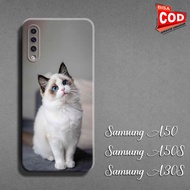 Casing Hp Samsung A50 A50S A30S - [Cute Cat Model] - PICKS STORE - Softcase - All Types Ready