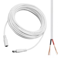 【Bestselling】DC Extension Cable,12V Extension Cable, DC Connector 5.5 mm x 2.1 mm White