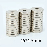 15x4-5mm Round Magnet with Hole - Magnets for Cabinet Doors Fridge & Precision Assembly