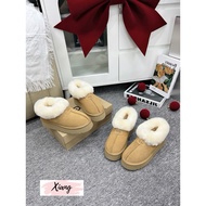 (Baby form+1sz) ug fur collar snow shoes