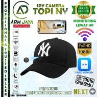 Spy Camera Topi Wifi Memory 64GB Kamera Pengintai Mini Unik Camcorder Hidden Spycam Action Sport Cam