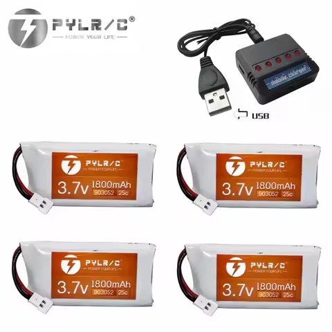 3.7v 1800mAh lipo Battery with charger for KY601S SYMA X5 X5S X5C X5SC X5SH X5SW X5UW X5HW M18 H5P H