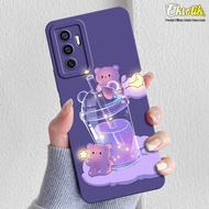Case Untuk Vivo V23E - Eksotik - Casing Vivo V23E - Bahan Premium - Kesing Vivo V23E - Silikon Lucu 