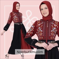 Hikmat Orinal Fashion A3955 - Abaya Hikmat - noerbutikmuslim - Gamis