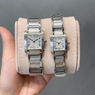 Real Shot❤ High-End Station Sika's Tank Series Women's Watch Kajia Quartz Men's c3d