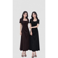 (PREMIUM/BARE) Mello V2 Ruched Midi Dress