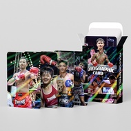 30-124pcs Bangsaen Fight Club Lomo Cards Muay Thai Boxing Star Postcards International Federation of