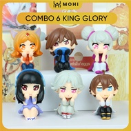 King of Glory Model set of 6 King Glory - Height 9-10cm - weight 500gram - No Box