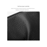 dompet lelaki kulit original dompet kulit lelaki original Scarecrow Men's Genuine Leather Simple Thi