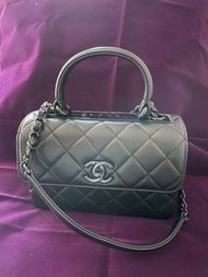 Chanel mini flap bag with top handle