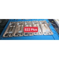 Samsung S22 Plus screen peeled (pink frame)