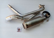 ชุดท่อ Demon150gn Grต่ำกว่าปี 2020 ท่อแต่ง Demon150gngr +ปลายท่อเอสซีสีเงิน