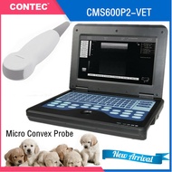 CONTEC CMS600P2-VET Veterinary ultrasound scanner Cardiac Probe Ultrasonic Diagnostic Laptop machine
