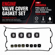 HONDA PRELUDE 2.2 16V DOHC VTEC H22A P13 RUBBER ENGINE VALVE COVER GASKET SET TOP COVER GASKET SET U