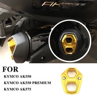 FOR KYMCO AK550 AK575 Exhaust Rear Trim Cover Motorcycle Exhaust Cover ak550 PREMIUM Accessories CNC