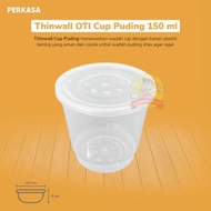 Unik Cup Puding Mini 100 ml Thinwall 100 ml Terlaris - 150 ml Murah