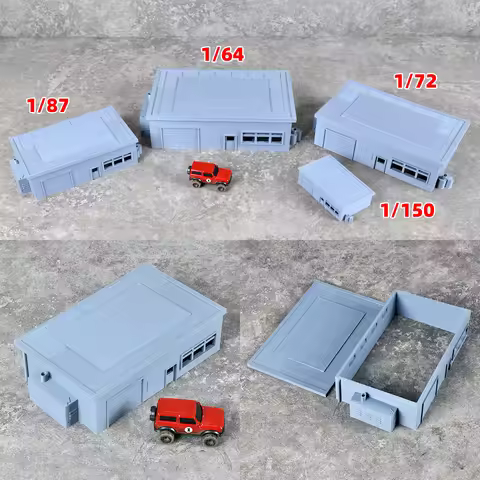 Assembly Architectural sand table bungalow garage villa office building railway railroad diorama Sca