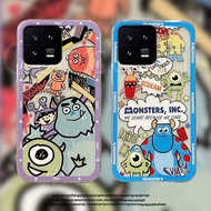 Case Xiaomi 13 Pro Xiaomi13 2023 Cool Stylish Alien Scary Monster Pattern Silicone Transparent Phone Casing Xiaomi 13 Lite Soft Case