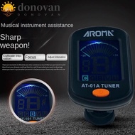 DONOVAN Acoustic Guitar Tuner, Rotatable Clip-On Electric Digital Tuner, Guitar Accessories Chromatic Universal Electronic Digital Guitar Tuner Guitar
