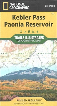 National Geographic Trails Illustrated Map Kebler Pass / Paonia Reservoir ― Colorado