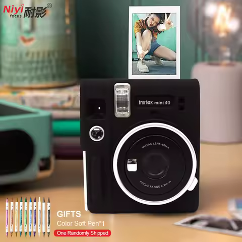 MINI 40 Camera Case Soft Silicone Case Waterproof Camera Bag protector for Fujifilm Instax MINI 40 D