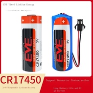 New-original EVE Yiwei 3V Lithium Battery CR17450 A Smart Water Meter Instrument PLC Equipment Mazak