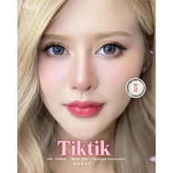 🔥คอนแทคเลนส์ Hydrogel✨ขนาดบิ๊กอาย โตมาก✨  Tiktik  (Roze)สายตาปกติ แถมตลับฟรีจ้า