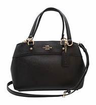 Coach Womens Mini Brooke Carryall Handbag, Signature Crossgrain Leather, Detachable Crossbody Strap
