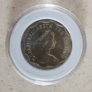 香港硬幣 英女皇 1975年 二元硬幣 2元